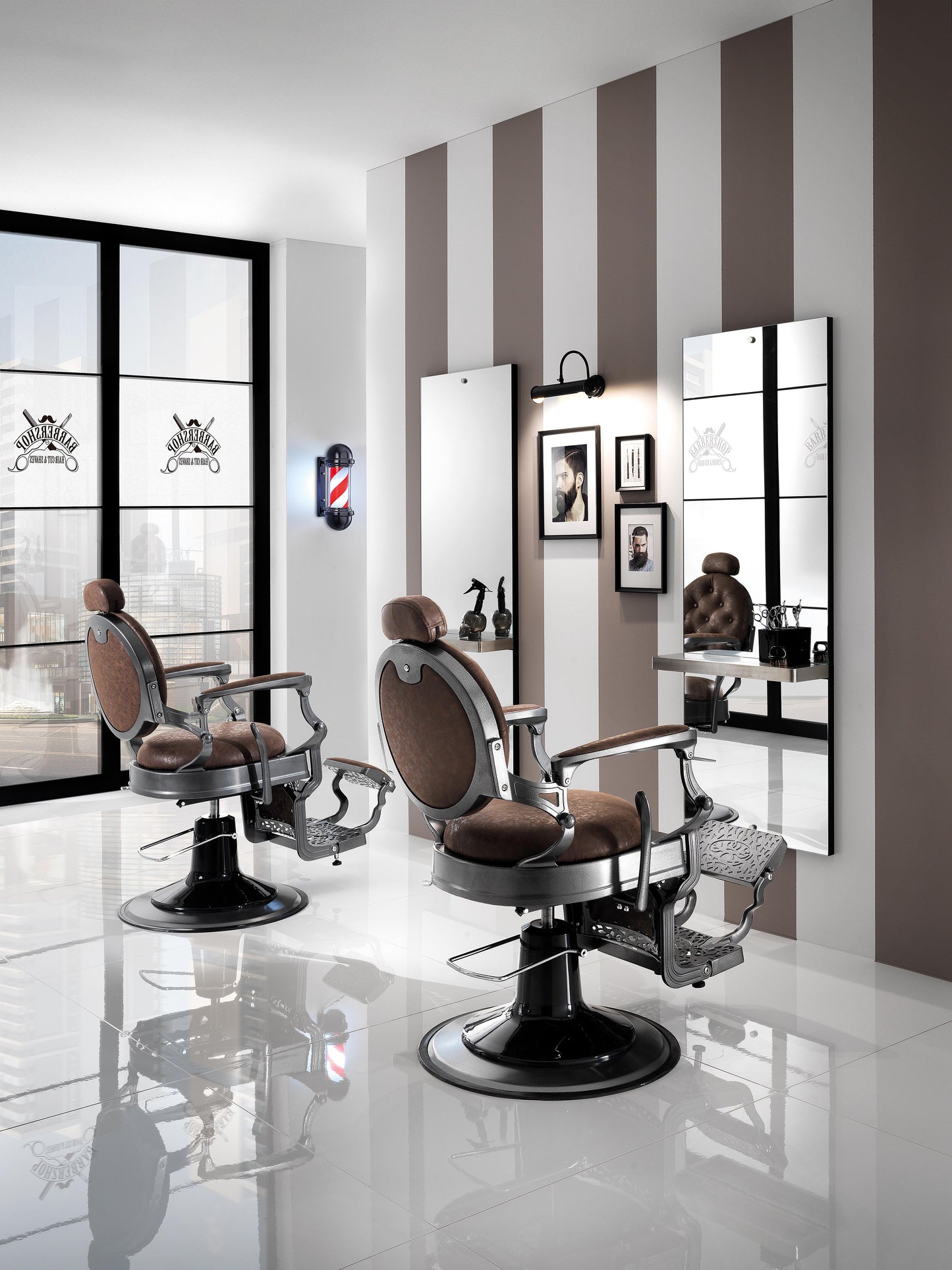 Poltrona Barber HAIR CUSTOM ROADSTER
