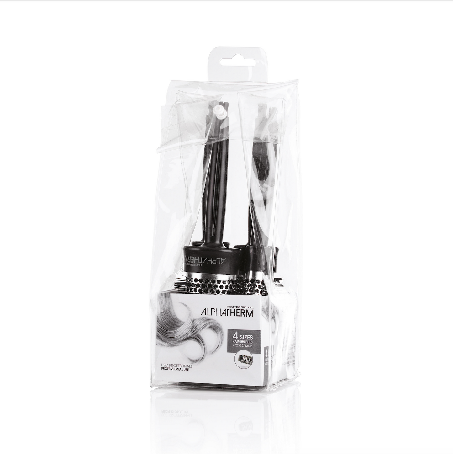 ALPHA THERM - Kit 4 spazzole termiche nere