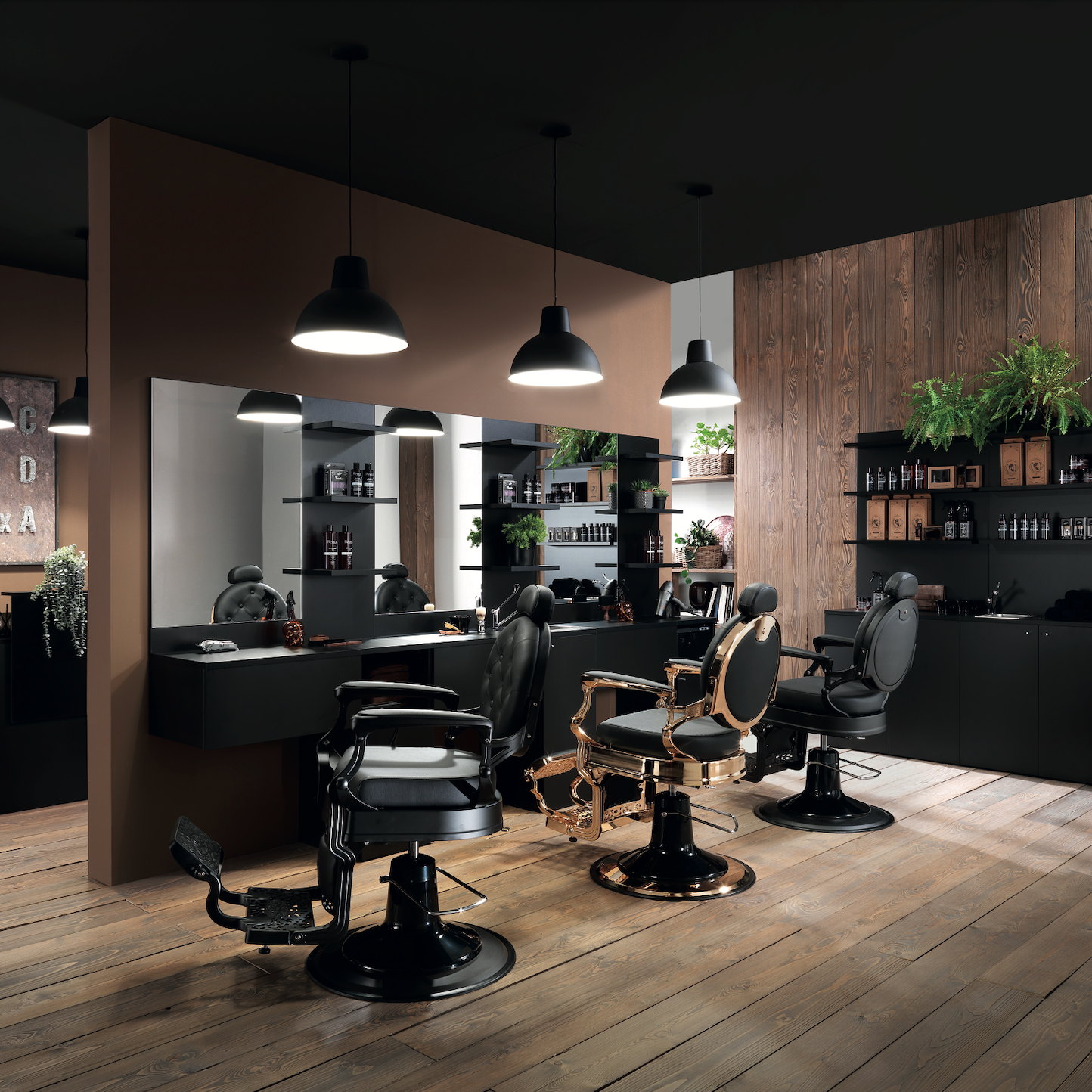 HAIR CUSTOM - Poltrona da barbiere