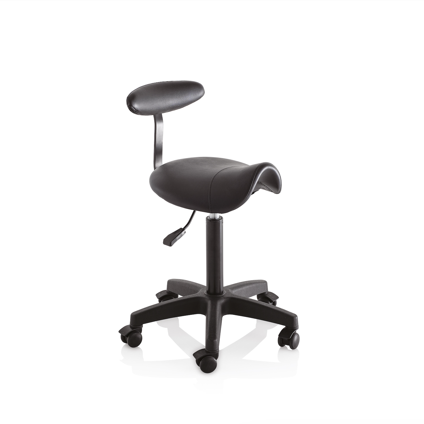 MASTER SERIES - Sgabello sagomato con schienale
