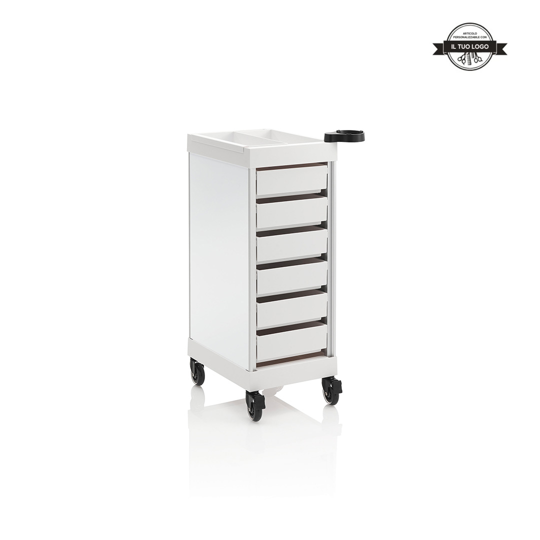 Carrello Parrucchiere Professionale Solid Pro con 6 Cassetti – Porta Attrezzi Salon & Barber