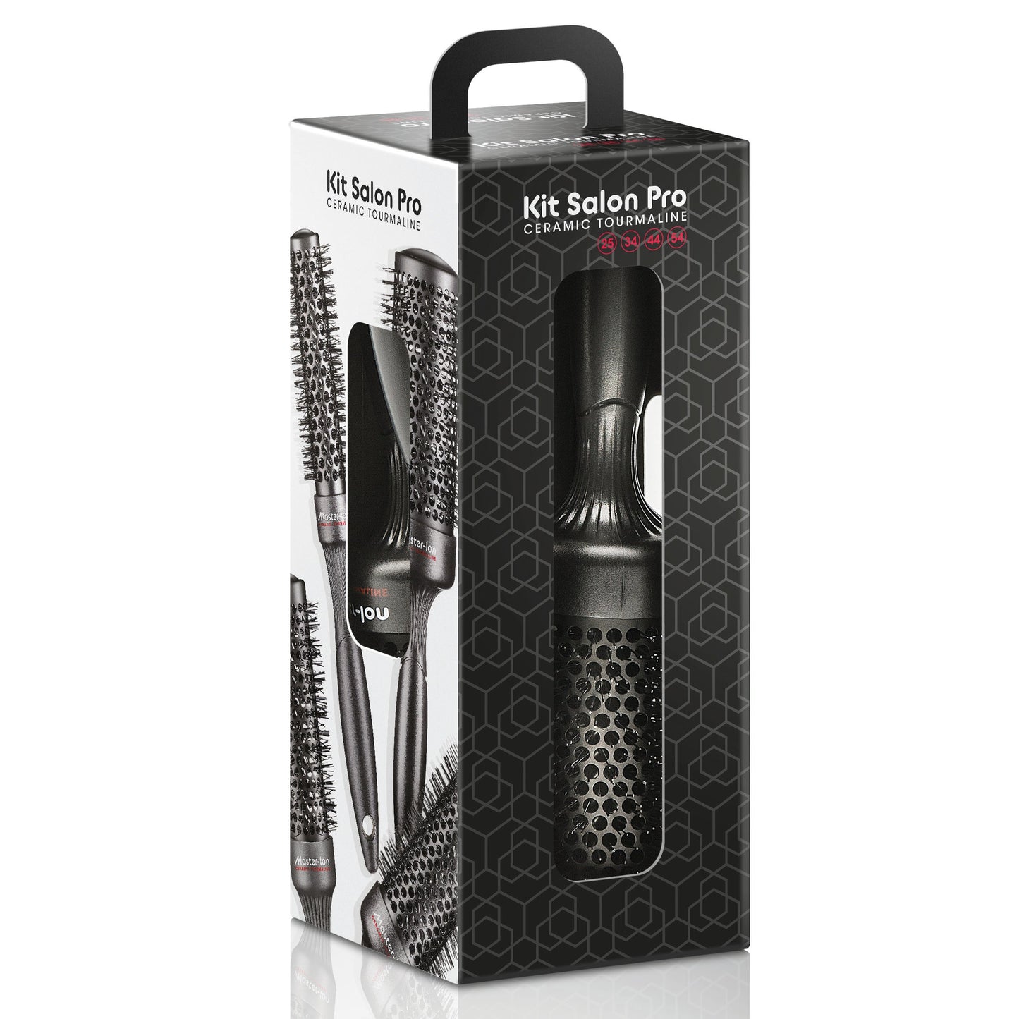 SALON ESSENCIAL CERAMIC - Kit 4 spazzole termiche