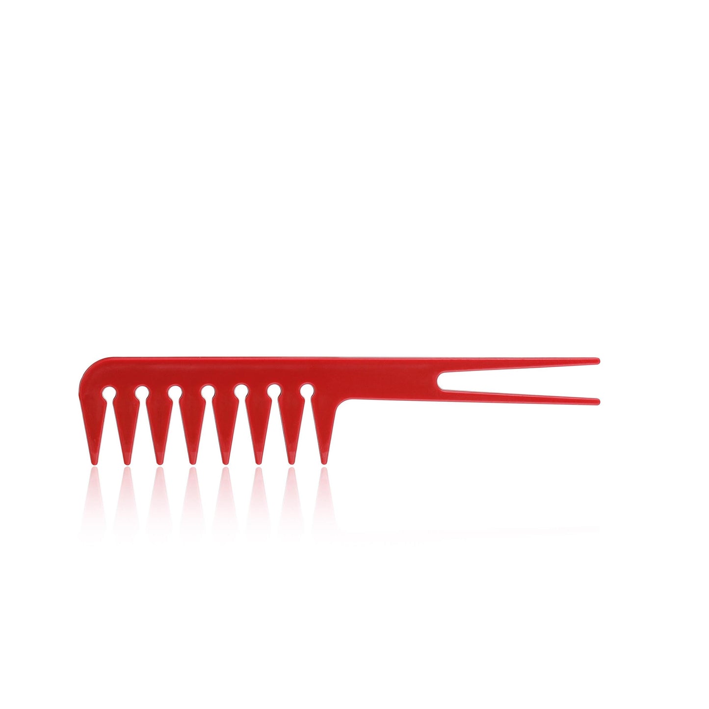Set 10 pettini rossi professionali barba e capelli