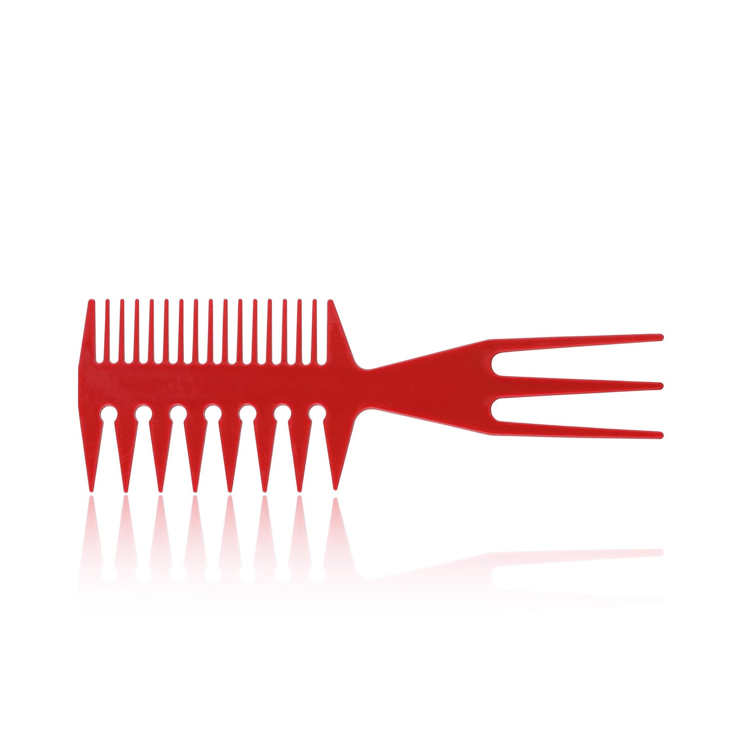 Set 10 pettini rossi professionali barba e capelli