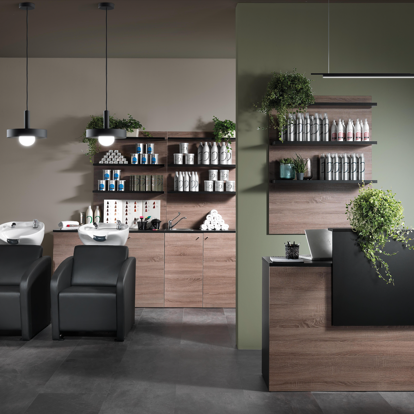 VISTA CONSOLLE - Banco reception laminato