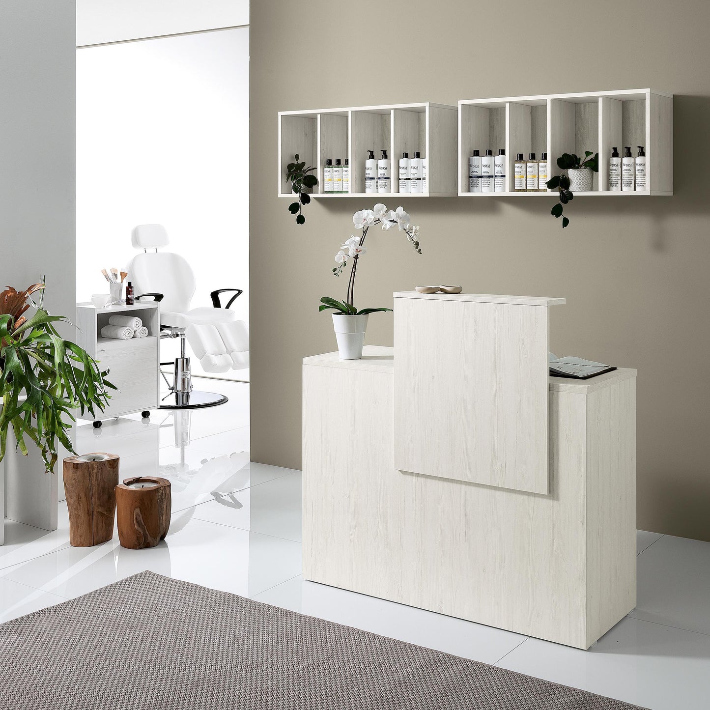 VISTA CONSOLLE - Banco reception laminato