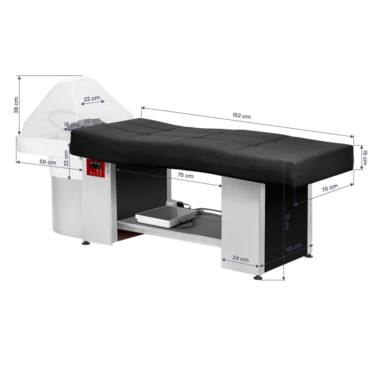 Lettino Hair Spa – Head Spa Professionale con Lavatesta Integrato