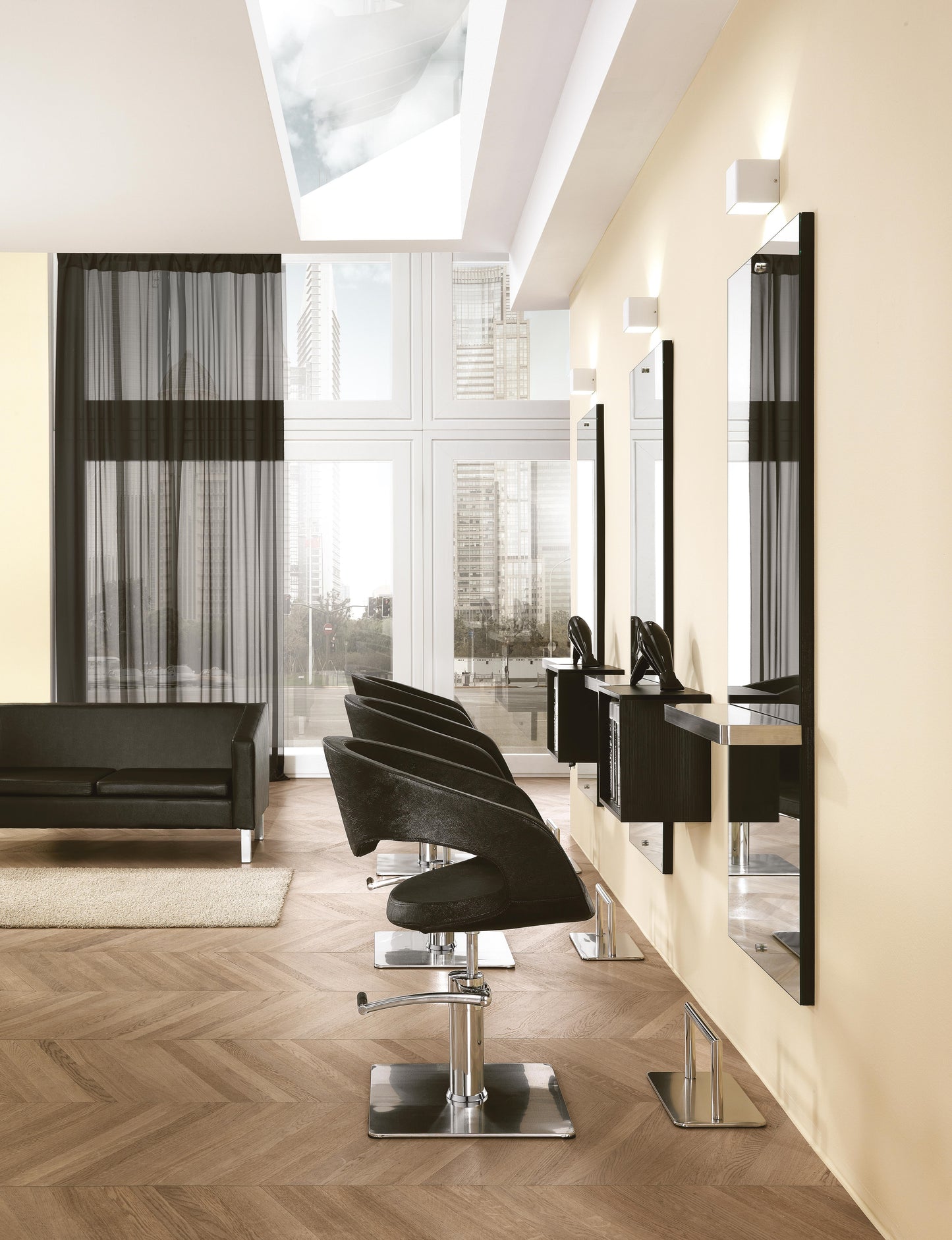 Poltrona per parrucchiere HAIR WAVE