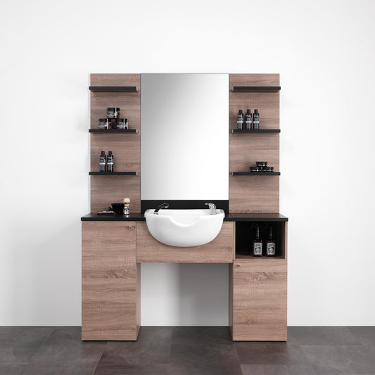 BARBER 1 - Mobile da barbiere laminato