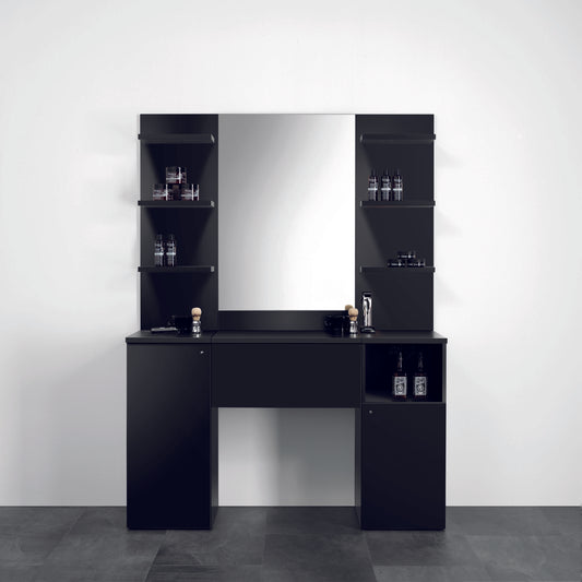 BARBER STATION STANDARD - Mobile da barbiere laminato