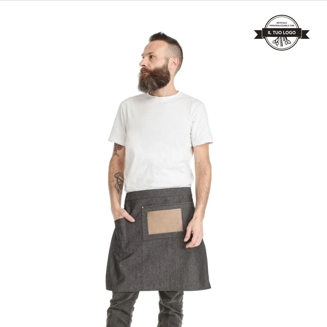 DENIM JOHN - Grembiule da barbiere personalizzabile
