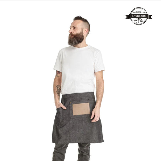 DENIM JOHN - Grembiule da barbiere personalizzabile