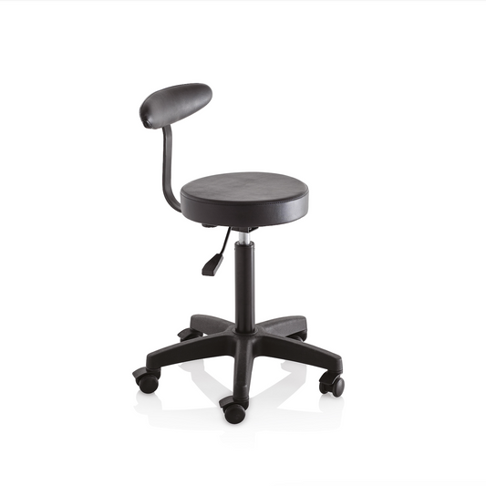 MASTER SERIES - Sgabello con schienale