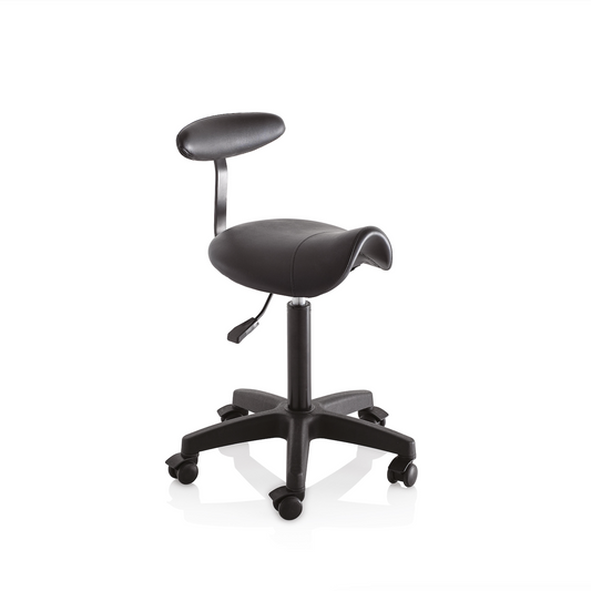 MASTER SERIES - Sgabello sagomato con schienale
