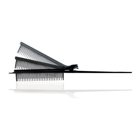 MULTI CLIP COMB - Pettine in carbonio con clip