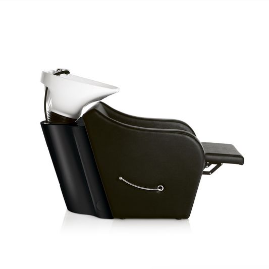 OMEGA PLUS - Poltrona lavatesta con alzata poggiapiedi