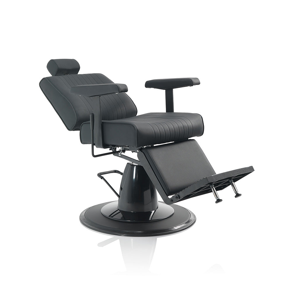 Poltrona Barber Professionale Reclinabile Down Town – Poltrona da Barbiere Moderna per Barber Shop