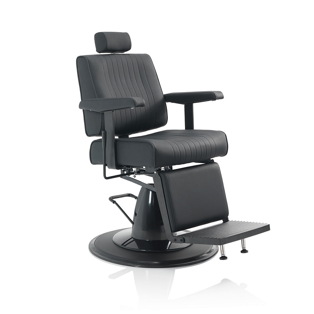 Poltrona Barber Professionale Reclinabile Down Town – Poltrona da Barbiere Moderna per Barber Shop