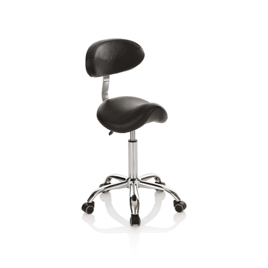 SALON DAY - Sgabello a sella con schienale